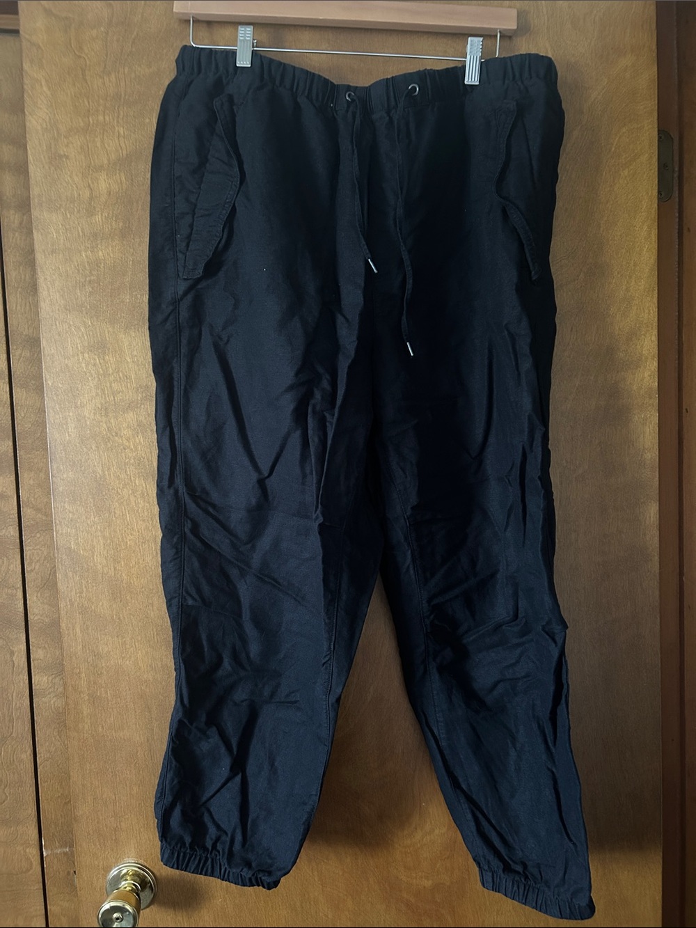 GAP High Rise Linen-Cotton
Utility Joggers